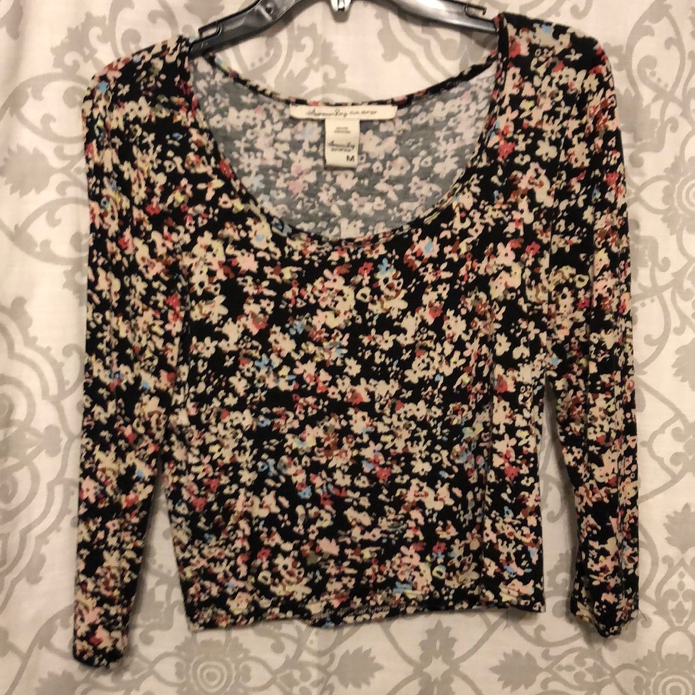Brand New American Rag long sleeve crop top